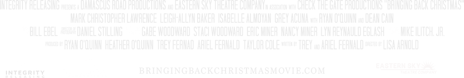 Official 'Bringing Back Christmas' Billing Block Image of the official 'Bringing Back Christmas' Billing Block